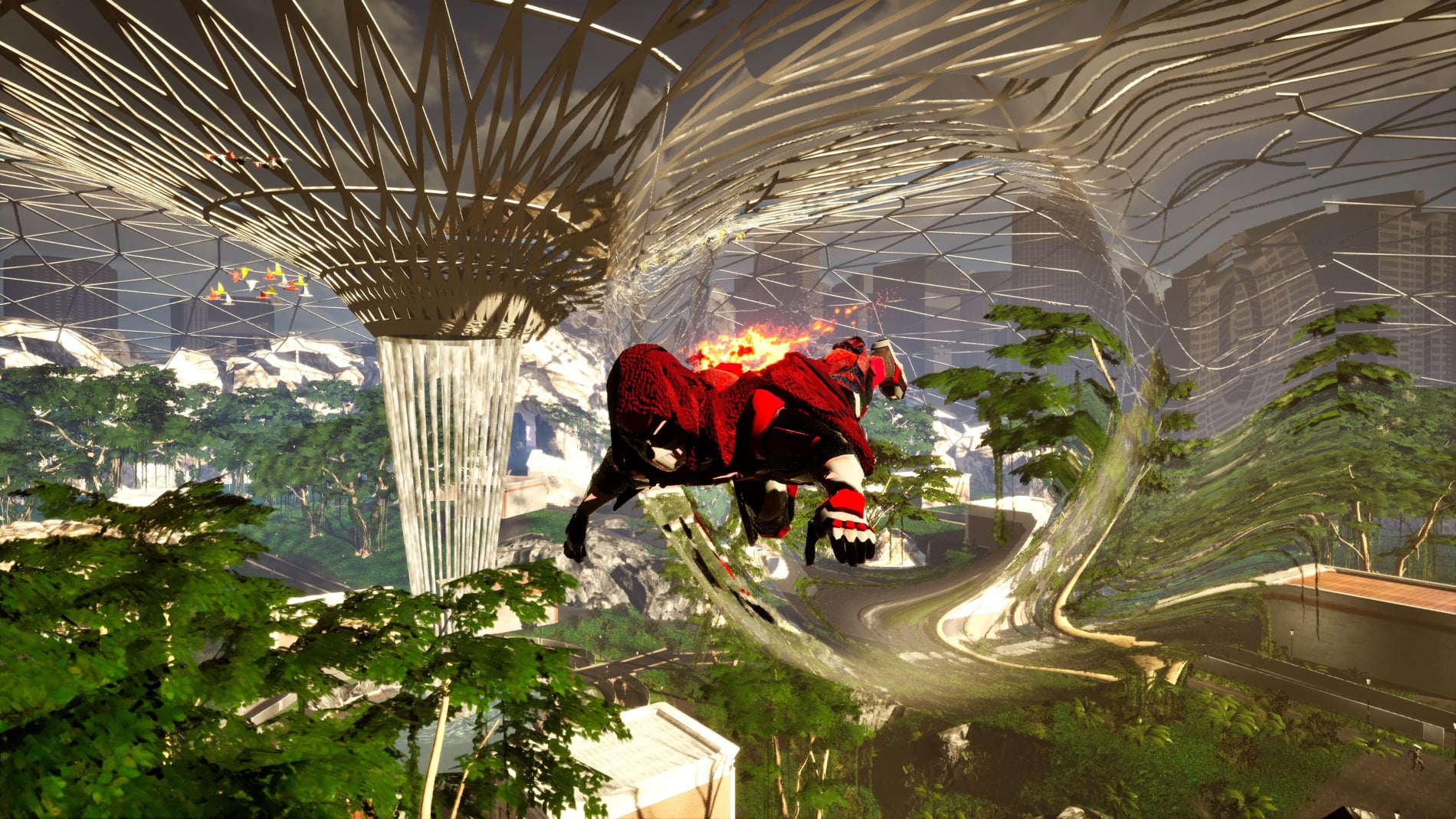 Flight in Exo Mayhem