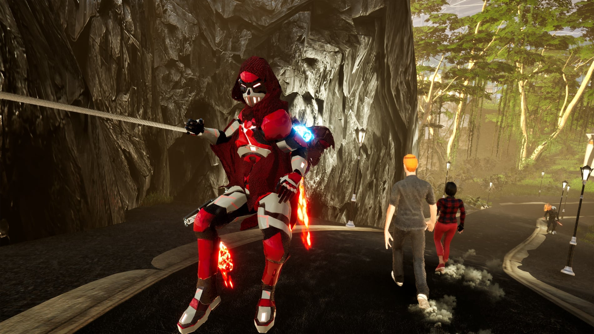 Flight in Exo Mayhem