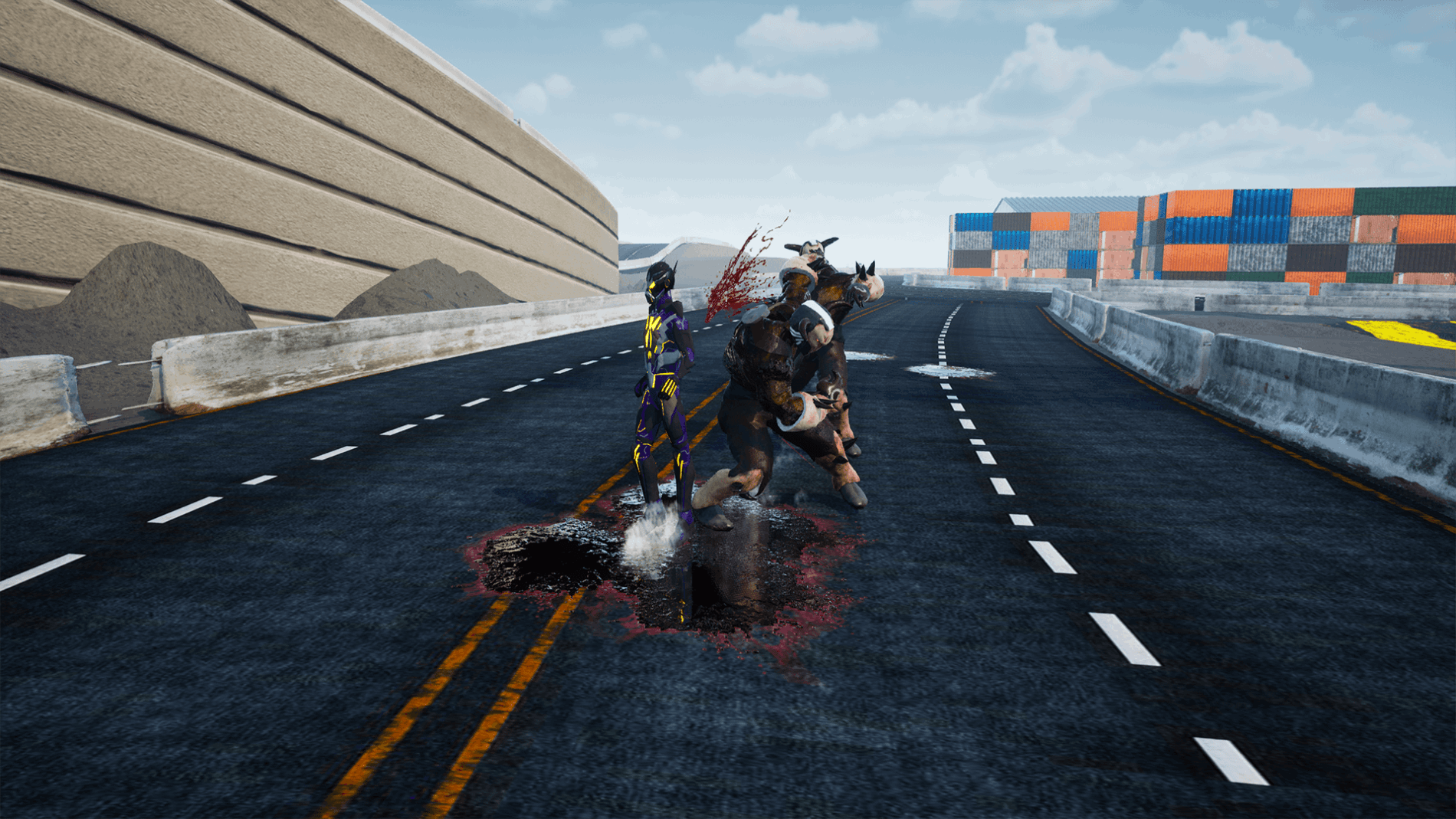 North side of Paradise Mall in Exo Mayhem